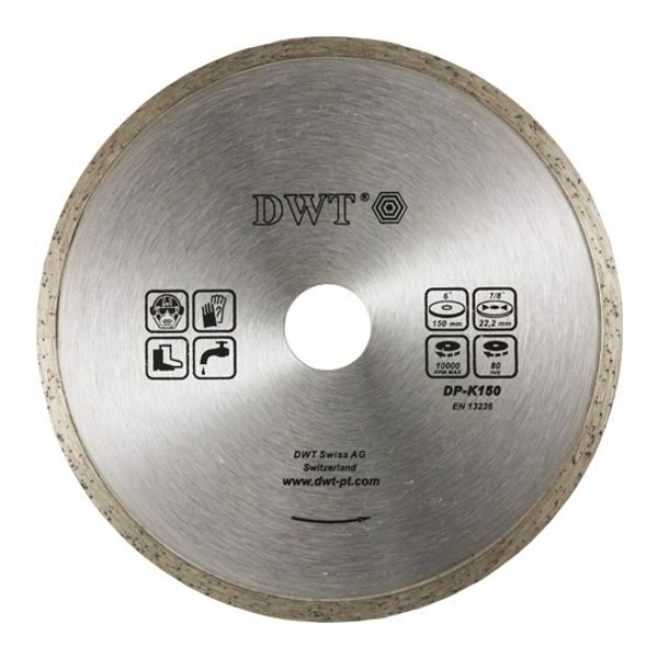 DWT DIAMANTOVÝ PLNÝ KOTOUČ 150 MM (DLAŽDICE, KERAMIKA) - PŘÍSLUŠENSTVÍ DWT{% if zbozi.kategorie.adresa_nazvy[0] != zbozi.kategorie.nazev %} - NÁHRADNÍ DÍLY{% endif %}