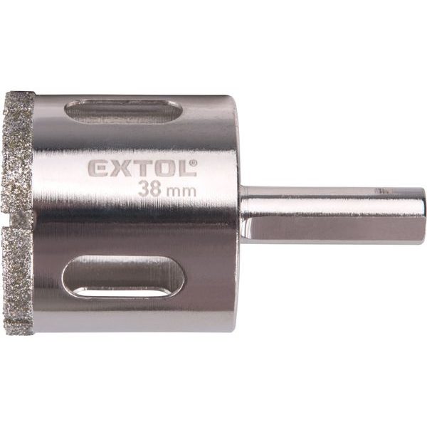 EXTOL PREMIUM KORUNKA VYKRUŽOVACÍ DIAMANTOVÁ NA SKLO A KERAMIKU, O 38MM, 8801989 - VRTÁKY DO SKLA A KERAMIKY{% if zbozi.kategorie.adresa_nazvy[0] != zbozi.kategorie.nazev %} - PŘÍSLUŠENSTVÍ{% endif %}