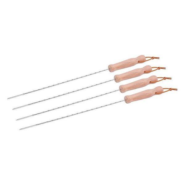 JEHLY NA ŠPÍZ GRILL, DŘEVĚNÁ RUKOJEŤ, 44CM, 4KS - PŘÍSLUŠENSTVÍ PRO GRILY{% if zbozi.kategorie.adresa_nazvy[0] != zbozi.kategorie.nazev %} - ZAHRADA{% endif %}