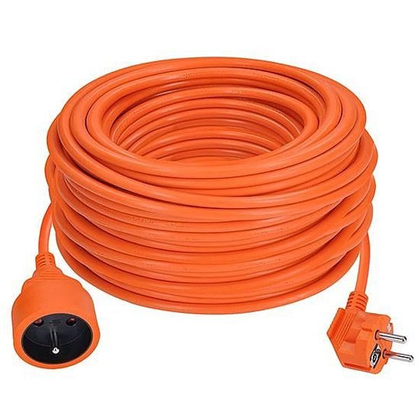 PRODLUŽOVACÍ PŘÍVOD 1Z, ORANŽOVÝ KABEL, SPOJKA, 40 M, 3 X 1,5MM2 - PRODLUŽOVACÍ KABELY{% if zbozi.kategorie.adresa_nazvy[0] != zbozi.kategorie.nazev %} - PŘÍSLUŠENSTVÍ{% endif %}