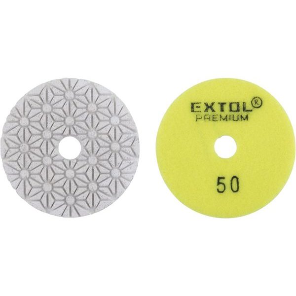 EXTOL PREMIUM KOTOUČ DIAMANTOVÝ LEŠTÍCÍ NA OBKLADY, O100MM, P50, SUCHÝ ZIP, 8803090 - DIAMANTOVÉ LEŠTÍCÍ KOTOUČE{% if zbozi.kategorie.adresa_nazvy[0] != zbozi.kategorie.nazev %} - PŘÍSLUŠENSTVÍ{% endif %}