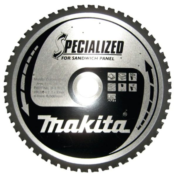 MAKITA B-17675 - KOTOUČ PILOVÝ SENDVIČOVÉ PANELY SPECIALIZED 235X2.2X30MM 50Z = NEW B-33582 - PRO KOTOUČOVÉ PILY{% if zbozi.kategorie.adresa_nazvy[0] != zbozi.kategorie.nazev %} - PŘÍSLUŠENSTVÍ{% endif %}