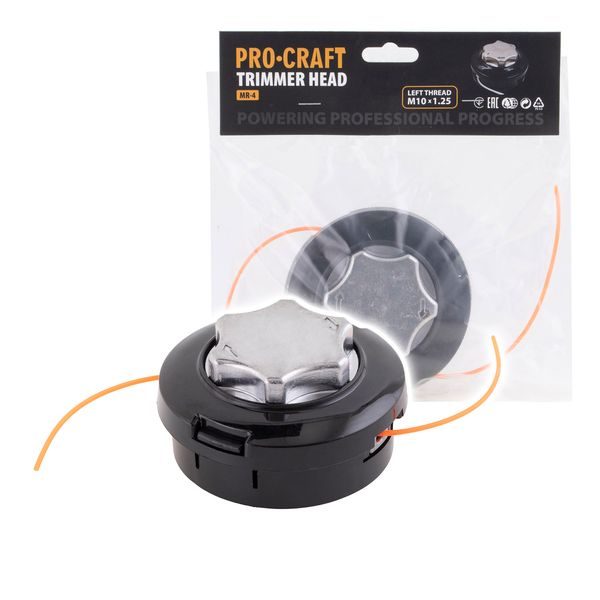 STRUNOVÁ HLAVA (KOVOVÝ SPODEK) PROCRAFT | MR-4 PROCRAFT - POLO-AUTOMATICÉ HLAVY TAP & GO{% if zbozi.kategorie.adresa_nazvy[0] != zbozi.kategorie.nazev %} - ZAHRADA{% endif %}