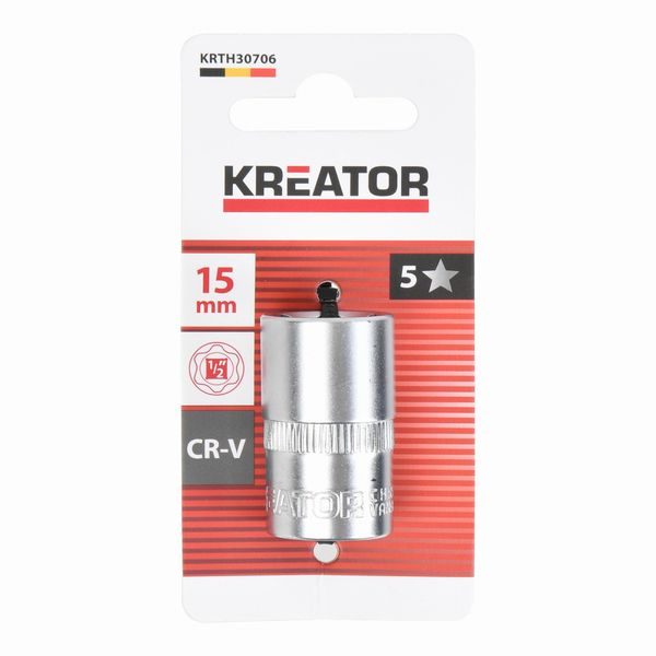 KREATOR KRTH30706 NÁSTRČNÁ HLAVICE (OŘECH) 15MM 1/2" - NÁSTRČNÉ HLAVICE, OŘECHY{% if zbozi.kategorie.adresa_nazvy[0] != zbozi.kategorie.nazev %} - RUČNÍ NÁŘADÍ{% endif %}