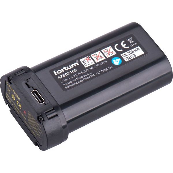 FORTUM BATERIE AKUMULÁTOROVÁ K LASERŮM, 3,7V, LI-ION, 5200MAH (19,2WH), 4780216B - AKUMULÁTORY, BATERIE{% if zbozi.kategorie.adresa_nazvy[0] != zbozi.kategorie.nazev %} - NÁHRADNÍ DÍLY{% endif %}