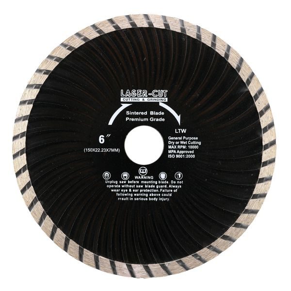 LASER-CUT L00128 DIAMANTOVÝ KOTOUČ CELOOBVODOVÝ 150 X 22,23 X 7MM LTW - DIA KOTOUČ 150 MM{% if zbozi.kategorie.adresa_nazvy[0] != zbozi.kategorie.nazev %} - PŘÍSLUŠENSTVÍ{% endif %}