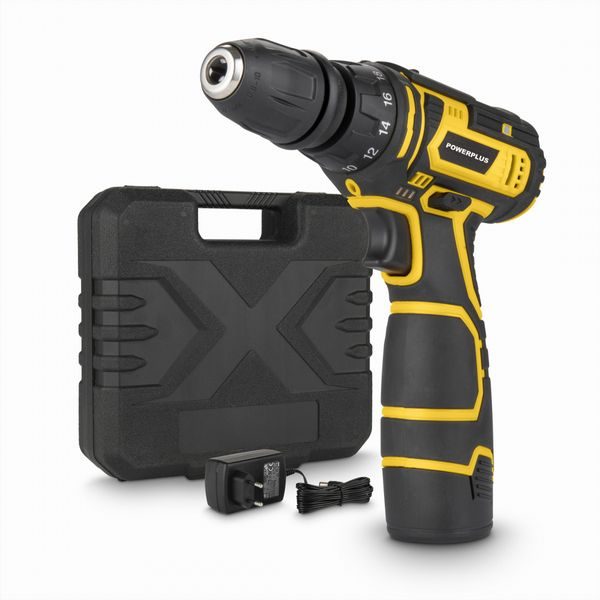 POWERPLUS POWX00442 AKU ŠROUBOVÁK / VRTAČKA 12V LI-ION - AKU ŠROUBOVÁK 12 V{% if zbozi.kategorie.adresa_nazvy[0] != zbozi.kategorie.nazev %} - AKU NÁŘADÍ{% endif %}