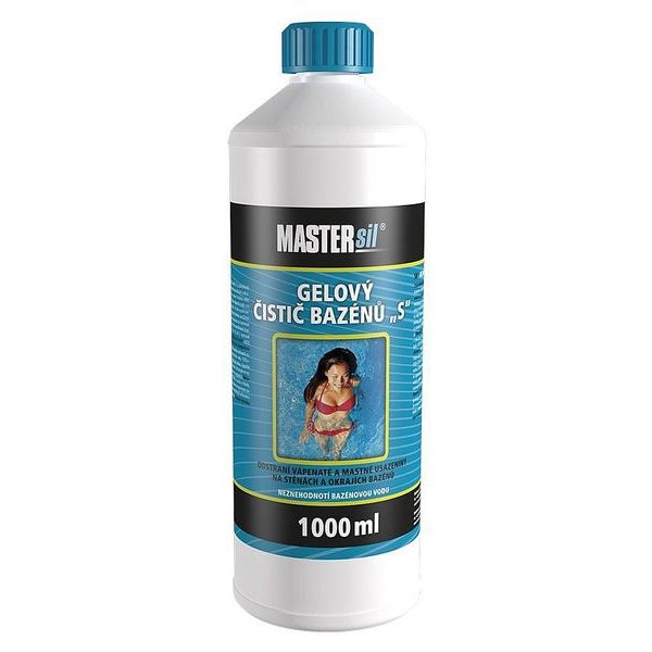 GELOVÝ ČISTIČ NA BAZÉNY „S“ MASTERSIL LÁHEV 1L - BAZÉNOVÉ PŘÍSLUŠENSTVÍ A CHEMIE{% if zbozi.kategorie.adresa_nazvy[0] != zbozi.kategorie.nazev %} - ZAHRADA{% endif %}