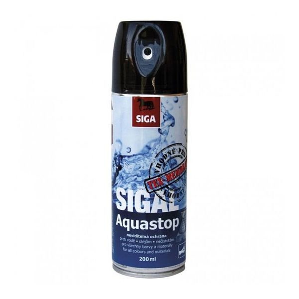 IMPREGNACE AQUASTOP SIGA, UNIVERZÁLNÍ, 200ML, SPREJ - SPREJE{% if zbozi.kategorie.adresa_nazvy[0] != zbozi.kategorie.nazev %} - PŘÍSLUŠENSTVÍ{% endif %}