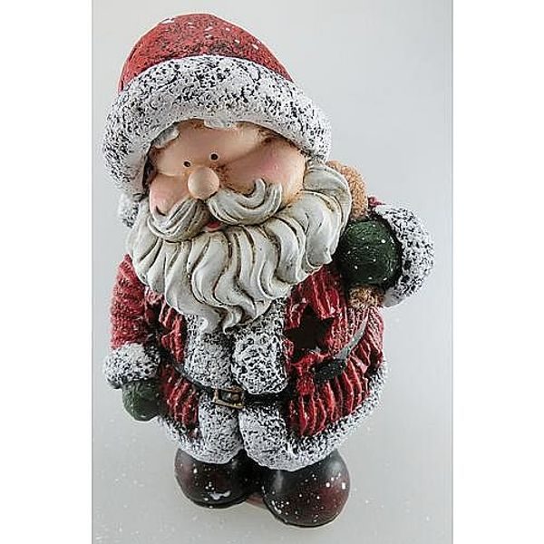 POSTAVIČKA XECCO 16506, SANTA DRŽÍCÍ BATOH, LED, POLYRESIN, 22CM - POSTAVIČKY{% if zbozi.kategorie.adresa_nazvy[0] != zbozi.kategorie.nazev %} - DŮM A DOMÁCNOST, ELEKTRO..{% endif %}