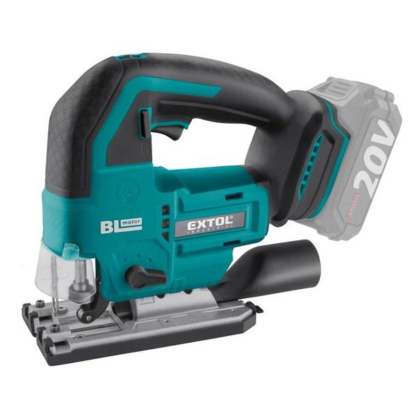 EXTOL INDUSTRIAL PILA PŘÍMOČARÁ AKU SHARE20V, BRUSHLESS, BEZ BATERIE A NABÍJEČKY, 8791825 - AKU PŘÍMOČARÉ PILY{% if zbozi.kategorie.adresa_nazvy[0] != zbozi.kategorie.nazev %} - AKU NÁŘADÍ{% endif %}