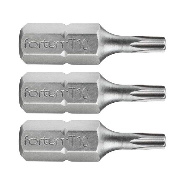 FORTUM HROT TORX, SADA 3KS, T 10X25MM, S2, 4741410 - STANDARDNÍ BITY TORX{% if zbozi.kategorie.adresa_nazvy[0] != zbozi.kategorie.nazev %} - PŘÍSLUŠENSTVÍ{% endif %}