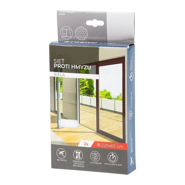 SÍŤ PROTI HMYZU NA SUCHÝ ZIP FLYSCREEN 220X65CM BÍLÁ - DOPLŇKY A VYCHYTÁVKY{% if zbozi.kategorie.adresa_nazvy[0] != zbozi.kategorie.nazev %} - DŮM A DOMÁCNOST, ELEKTRO..{% endif %}