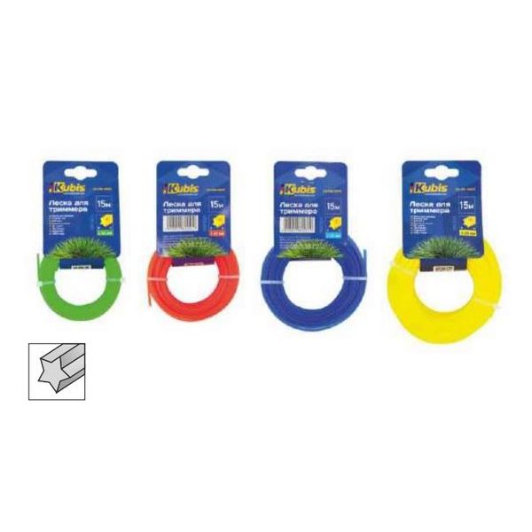 ŽACÍ STRUNA DO KŘOVINOŘEZU 2.70 MM*15 M, "HVĚZDA" | 01-08-0271 KUBIS - ŽACÍ STRUNY{% if zbozi.kategorie.adresa_nazvy[0] != zbozi.kategorie.nazev %} - ZAHRADA{% endif %}