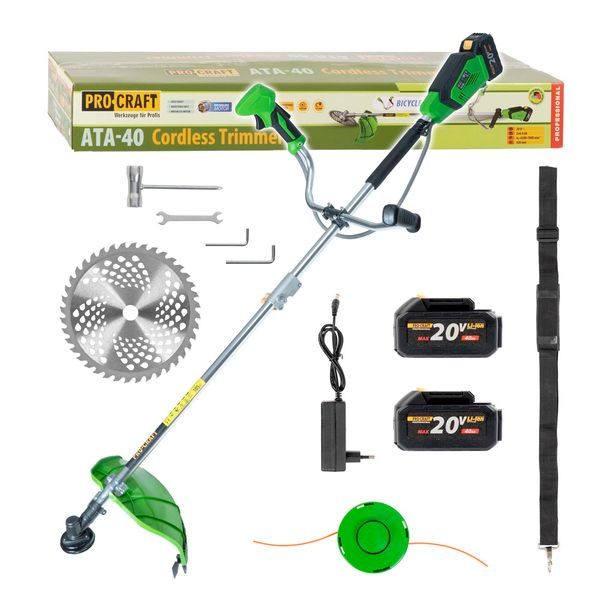 AKU KŘOVINOŘEZ OBOURUČNÍ RUKOJEŤ (ŘIDÍTKA) PROCRAFT ATA-40C | ATA-40C PROCRAFT - AKU KŘOVINOŘEZY{% if zbozi.kategorie.adresa_nazvy[0] != zbozi.kategorie.nazev %} - ZAHRADA{% endif %}