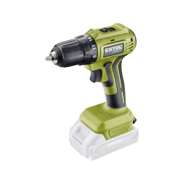 EXTOL CRAFT VRTACÍ ŠROUBOVÁK AKU, BRUSHLESS, 20V LI-ION, BEZ BATERIE A NABÍJEČKY, 402451 - ŠROUBOVÁK BEZ AKU 18 V{% if zbozi.kategorie.adresa_nazvy[0] != zbozi.kategorie.nazev %} - AKU NÁŘADÍ{% endif %}