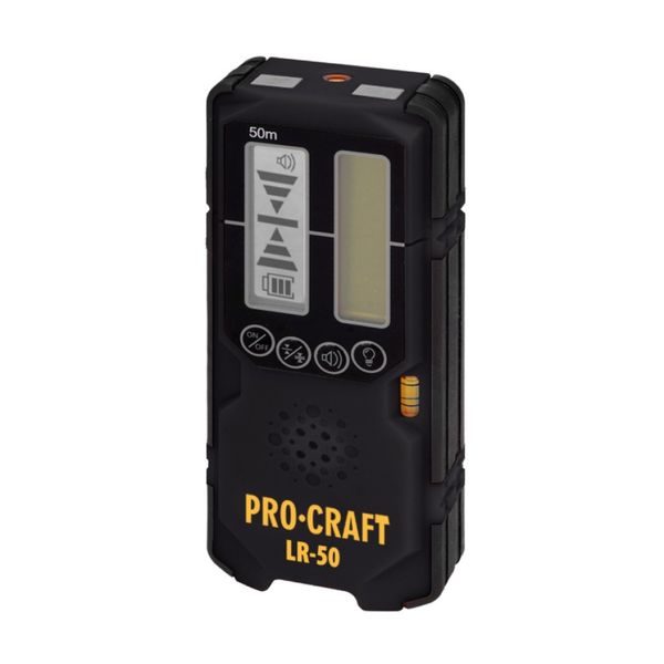 LASEROVÝ PŘIJÍMAČ PROCRAFT LR-50 PRO ZELENÝ I ČERVENÝ PAPRSEK | LR-50 PROCRAFT - PŘIJÍMAČE{% if zbozi.kategorie.adresa_nazvy[0] != zbozi.kategorie.nazev %} - MĚŘÍCÍ TECHNIKA{% endif %}