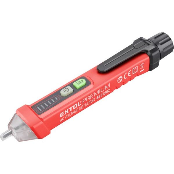 EXTOL PREMIUM ZKOUŠEČKA NAPĚTÍ 12-1000V, BEZKONTAKTNÍ, 8831202 - ZKOUŠEČKY NAPĚTÍ, MULTIMETRY{% if zbozi.kategorie.adresa_nazvy[0] != zbozi.kategorie.nazev %} - MĚŘÍCÍ TECHNIKA{% endif %}