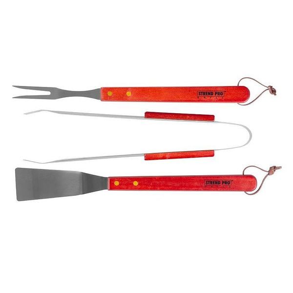 SADA NÁŘADÍ GRILL HARDWOOD NEREZ, DŘEVĚNÁ RUKOJEŤ, 3KS - PŘÍSLUŠENSTVÍ PRO GRILY{% if zbozi.kategorie.adresa_nazvy[0] != zbozi.kategorie.nazev %} - ZAHRADA{% endif %}