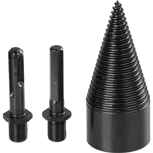 TRN, ŠTÍPACÍ KLÍN KUŽEL, 42MM, 2X ADAPTÉR, NA DŘEVO - PŘÍSLUŠENSTVÍ K ZAHRADNÍ TECHNICE{% if zbozi.kategorie.adresa_nazvy[0] != zbozi.kategorie.nazev %} - ZAHRADA{% endif %}