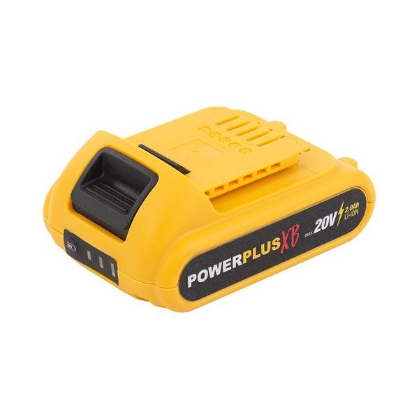 POWERPLUS POWXB90030 BATERIE 20V LI-ION 2,0AH - AKUMULÁTORY A NABÍJEČKY POWERPLUS{% if zbozi.kategorie.adresa_nazvy[0] != zbozi.kategorie.nazev %} - NÁHRADNÍ DÍLY{% endif %}