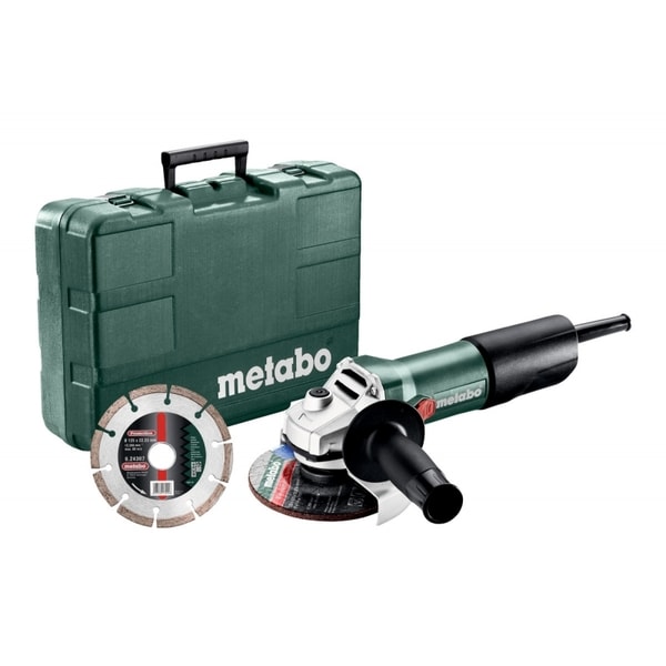 METABO W 850-125T+ DIA KATOUČ, KUFR - ÚHLOVÁ BRUSKA 125 MM{% if zbozi.kategorie.adresa_nazvy[0] != zbozi.kategorie.nazev %} - ELEKTRICKÉ NÁŘADÍ{% endif %}