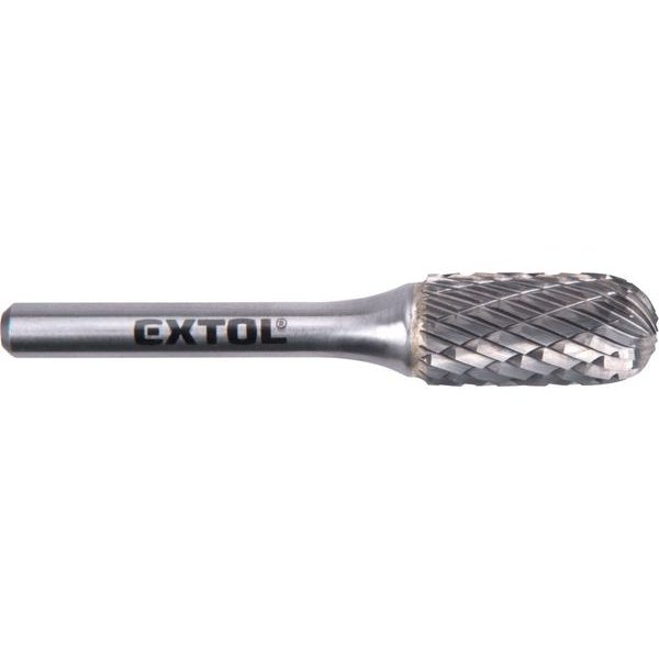 EXTOL INDUSTRIAL FRÉZA KARBIDOVÁ, VÁLCOVÁ S KULOVÝM ČELEM, PR.12X25MM/STOPKA 6MM,SEK STŘEDNÍ (DOUBLE-CUT), 8703725 - STOPKOVÉ FRÉZKY{% if zbozi.kategorie.adresa_nazvy[0] != zbozi.kategorie.nazev %} - PŘÍSLUŠENSTVÍ{% endif %}