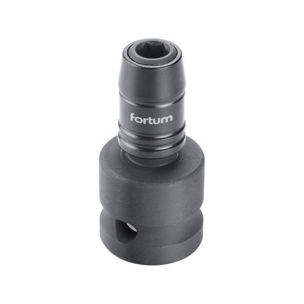 FORTUM ADAPTÉR RÁZOVÝ 1/2" ČTYŘHRAN NA HROTY 1/4", QUICK-LOCK, CRMOV, 4790002 - RÁZOVÉ HLAVICE{% if zbozi.kategorie.adresa_nazvy[0] != zbozi.kategorie.nazev %} - RUČNÍ NÁŘADÍ{% endif %}