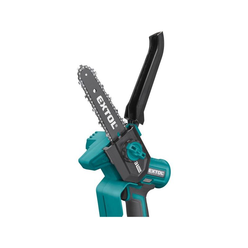 EXTOL INDUSTRIAL PILA ŘETĚZOVÁ AKU JEDNORUČNÍ SHARE20V, 13CM, BRUSHLESS, 2AH, 8791922 - PROŘEZÁVACÍ PILY - ZAHRADA