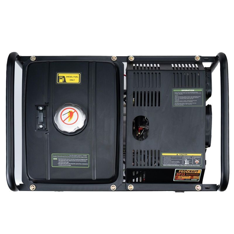 DIESELOVÁ ELEKTROCENTRÁLA PROCRAFT DP35 | DP35 PROCRAFT - JEDNOFÁZOVÉ CENTRÁLY - ELEKTROCENTRÁLY