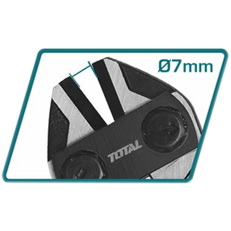 TOTAL KLEŠTĚ ŠTÍPACÍ PÁKOVÉ, INDUSTRIAL, 360MM/14", CRV, THT113146 - PÁKOVÉ KLEŠTĚ - RUČNÍ NÁŘADÍ