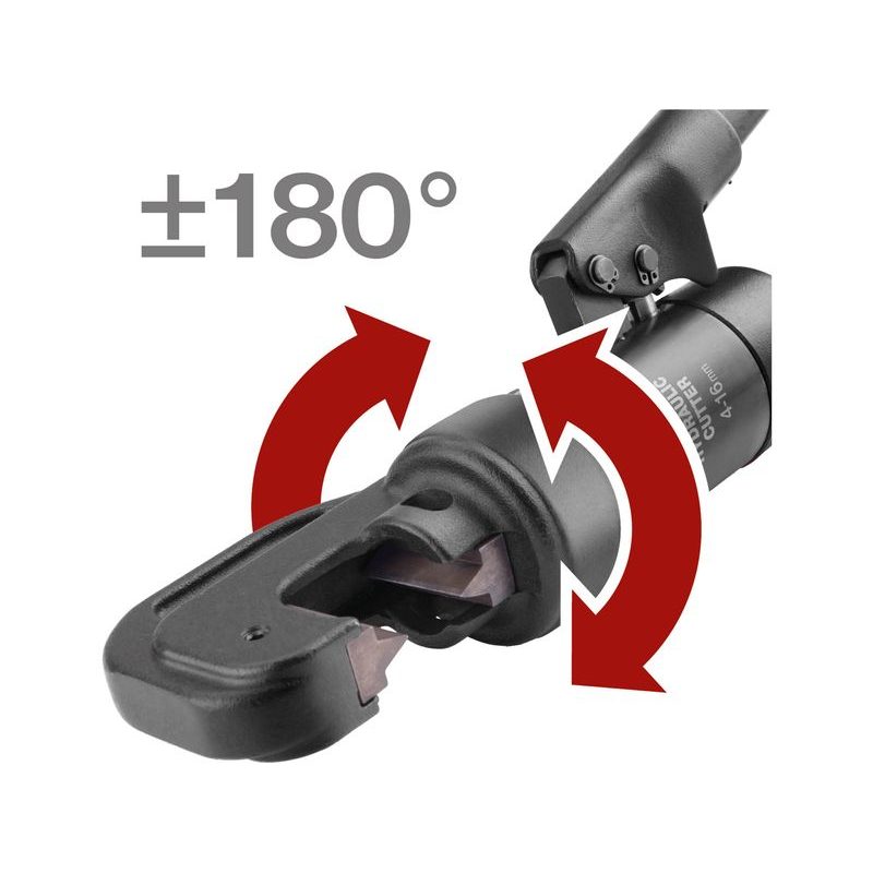 FORTUM KLEŠTĚ ŠTÍPACÍ HYDRAULICKÉ PÁKOVÉ, ROZSAH STŘIHU ⌀ 4-16MM, 430MM, 4900172 - ŠTÍPACÍ KLEŠTĚ - RUČNÍ NÁŘADÍ