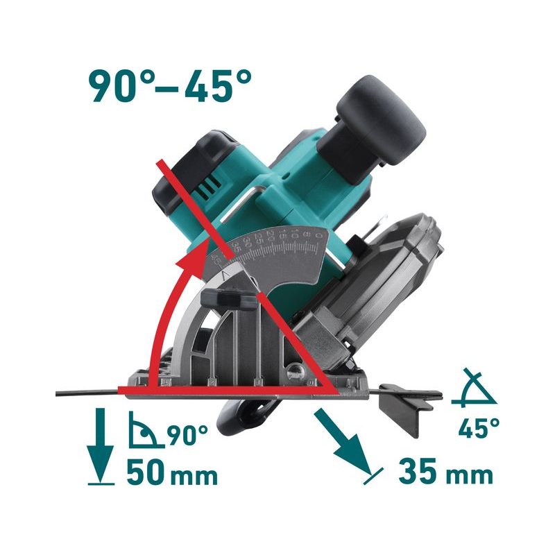 EXTOL INDUSTRIAL PILA KOTOUČOVÁ AKU SHARE20V, 165MM, BRUSHLESS, 20V LI-ION, 2AH, 8791822 - PILY DO 165MM - AKU NÁŘADÍ