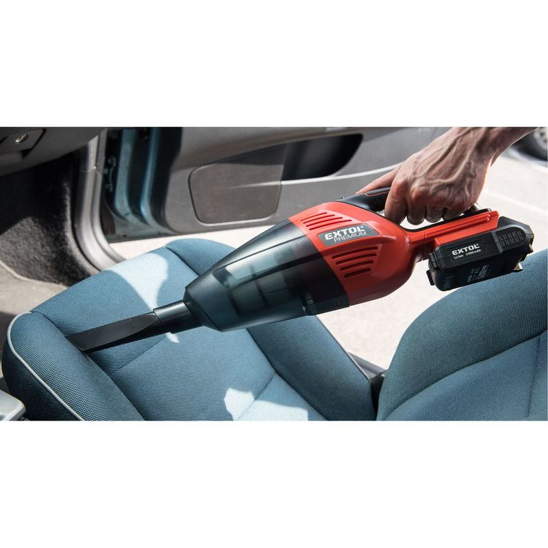 EXTOL PREMIUM VYSAVAČ AKU SHARE20V, 20V LI-ION, 2AH, 8891872 - AKU VYSAVAČE, FUKARY - AKU NÁŘADÍ