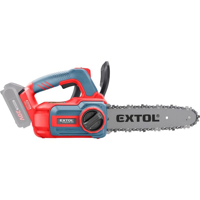 EXTOL PREMIUM PILA ŘETĚZOVÁ AKU SHARE20V, BRUSHLESS, 30CM, BEZ BATERIE A NABÍJEČKY, 8891921 - AKU ŘETĚZOVÉ PILY - ZAHRADA