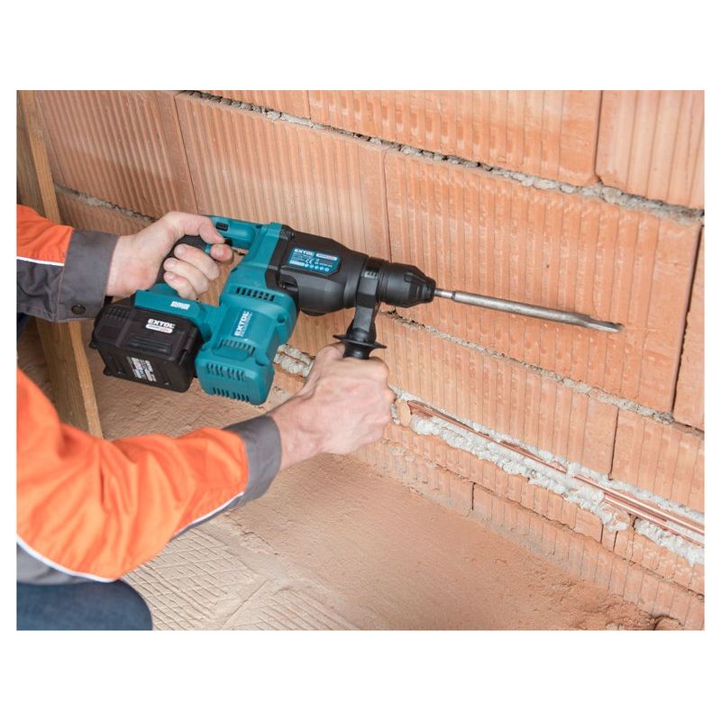 EXTOL INDUSTRIAL KLADIVO VRTACÍ AKU SHARE20V, 2,6J, SDS PLUS, BRUSHLESS, 20V LI-ION, 4AH, 8791816 - AKU VRTACÍ, SEKACÍ A KOMBINOVANÁ KLADIVA - AKU NÁŘADÍ