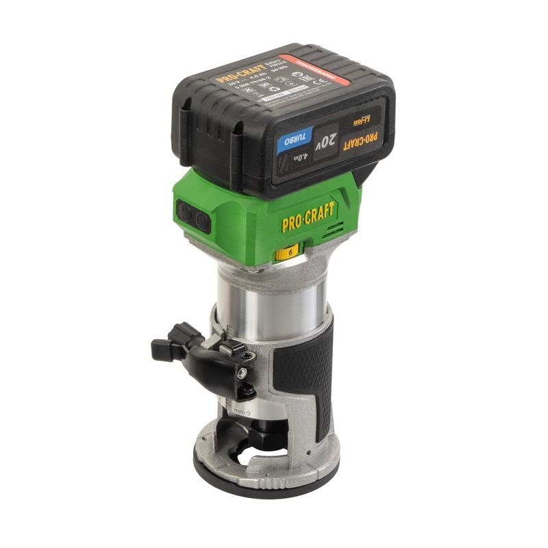 FRÉZKA HORNÍ PROCRAF POB24-1B-F S PŘÍSLUŠENSTVÍM 3V1 | POB24-1B-F PROCRAFT - AKU FRÉZKY - AKU NÁŘADÍ