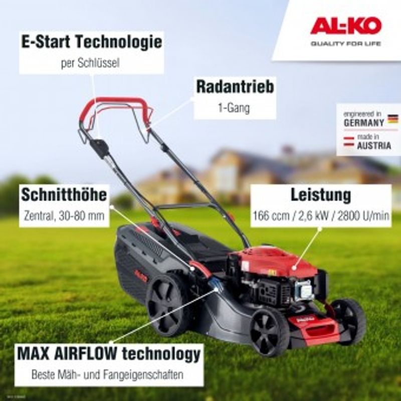 46.0 SPI-A COMFORT AL-KO - SEKAČKY S ELEKTROSTARTEM - ZAHRADA