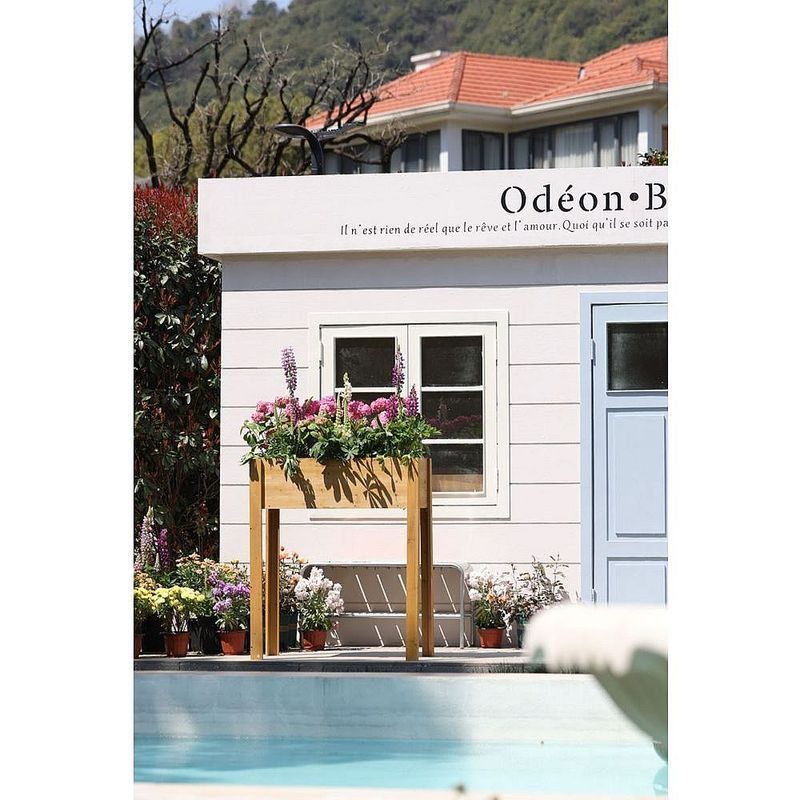 ZÁHON VYVÝŠENÝ 84X40X98CM, DŘEVO - VYVÝŠENÉ ZÁHONY - ZAHRADA