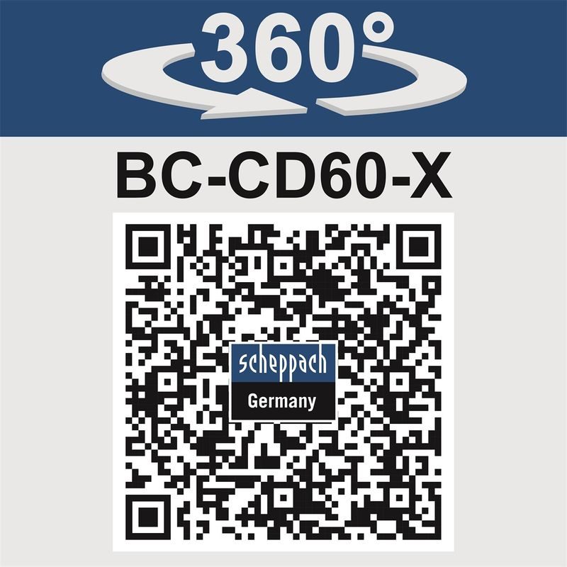 SCHEPPACH BC-CD60-X AKU 20 V IXES PŘÍKLEPOVÝ VRTACÍ ŠROUBOVÁK (BEZ BATERIE A NABÍJEČKY) - PŘÍKLEPOVÝ ŠROUBOVÁK BEZ AKU - AKU NÁŘADÍ