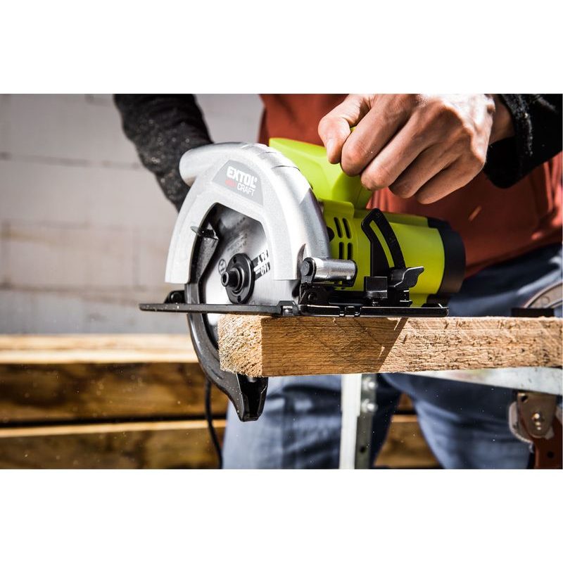 EXTOL CRAFT PILA KOTOUČOVÁ, 160MM, 1200W, 405224 - PRŮMĚR KOTOUČE DO 165 MM - ELEKTRICKÉ NÁŘADÍ
