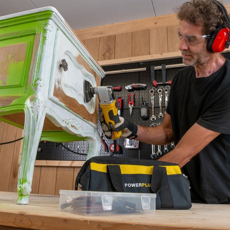 POWERPLUS POWX1348 MULTIFUNKČNÍ STROJ / OSCILAČNÍ BRUSKA 450 W - MULTI BRUSKY - RENOVÁTORY (MULTITOOL) - ELEKTRICKÉ NÁŘADÍ