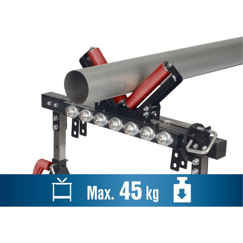 FORTUM KOZA/PODAVAČ 4-FUNKČNÍ, NOSNOST AŽ 200KG, VÝŠKA 83-127CM, 4759985 - PODPĚRY - DÍLNA A GARÁŽ