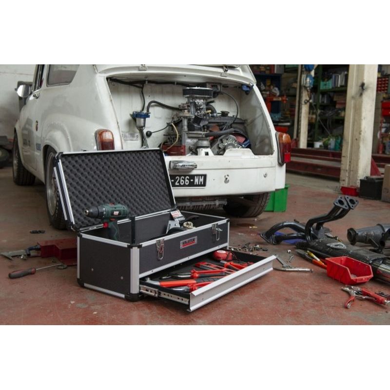 KREATOR KRT640603B HLINÍKOVÝ KUFR 620X300X255MM 1 ZÁSUVKA - KUFRY, TAŠKY, ORGANIZÉRY NA NÁŘADÍ - PŘÍSLUŠENSTVÍ