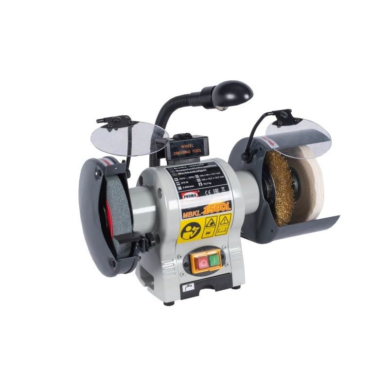 MBKL-1500L - DVOUKOTOUČOVÁ BRUSKA - LEŠTIČKA - DVOUKOTOUČOVÉ BRUSKY - ELEKTRICKÉ NÁŘADÍ