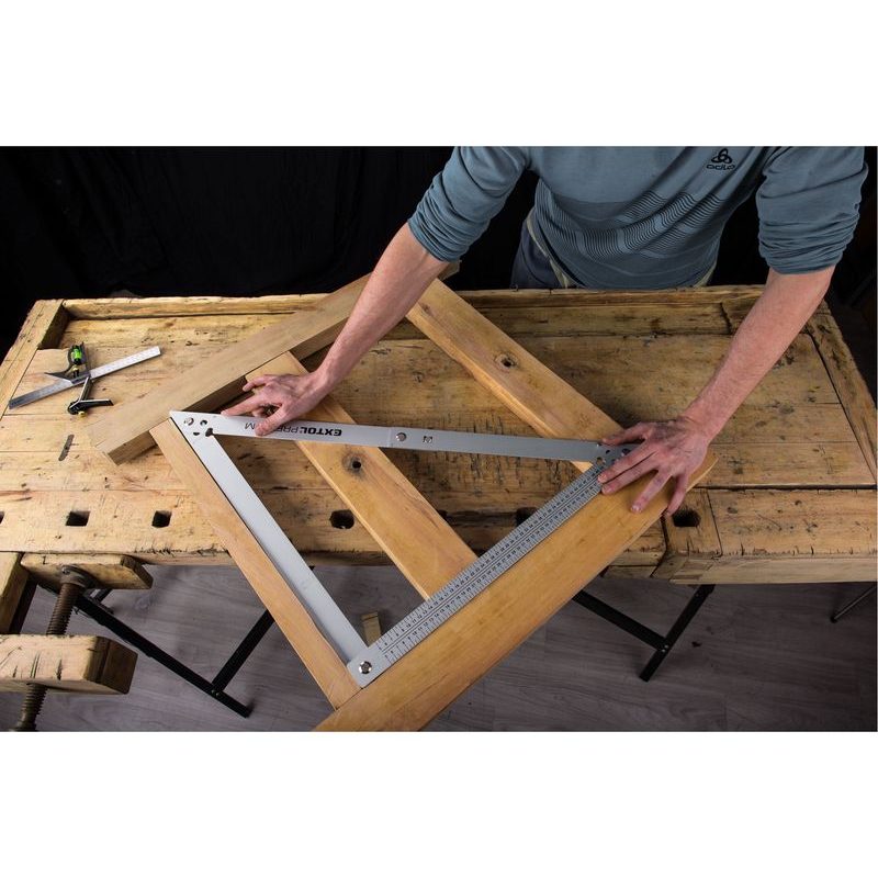 EXTOL PREMIUM ÚHELNÍK STAVAŘSKÝ SKLÁDACÍ, 600MM, HLINÍKOVÝ, 8825109 - ÚHLOMĚRY - MĚŘÍCÍ TECHNIKA