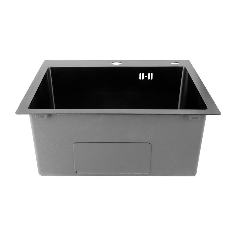 NEREZOVÝ DŘEZ MIXXUS MH5045 GRAPHITE SE SIFONEM, GRAFITOVÝ | MH5045 GRAPHITE MIXXUS - DŘEZY - SANITA