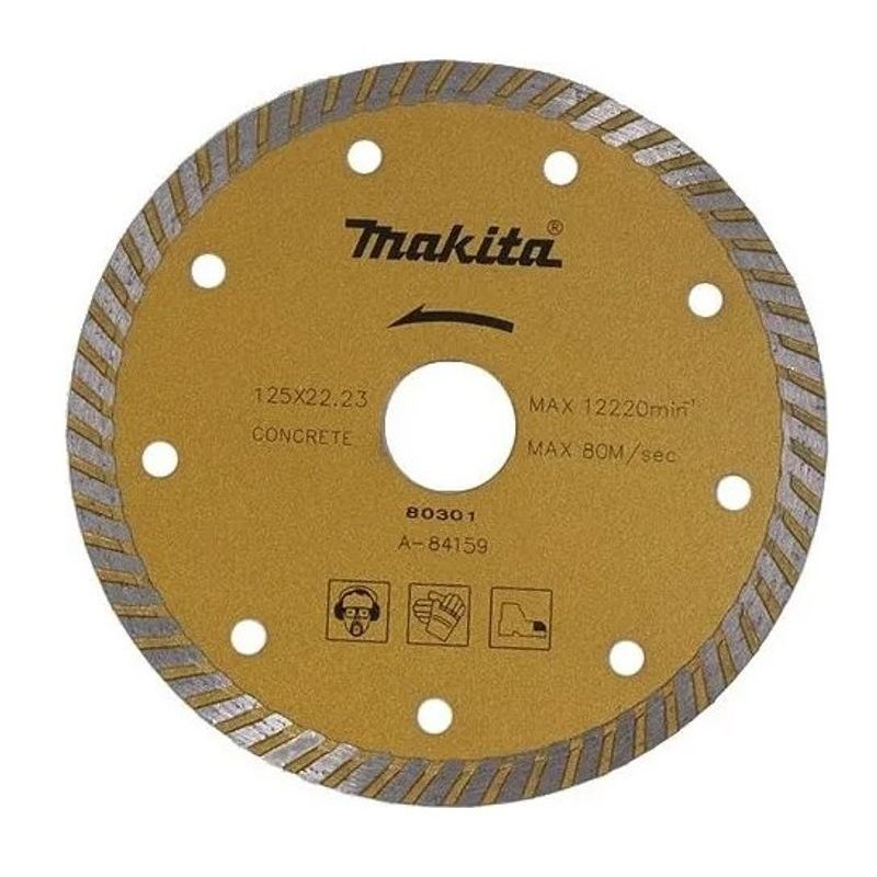 MAKITA A-84159 - KOTOUČ BRUSNÝ DIAMANTOVÝ TURBO 125X22.23MM - PŘÍSLUŠENSTVÍ PRO STROJE MAKITA - MAKITA-SHOP
