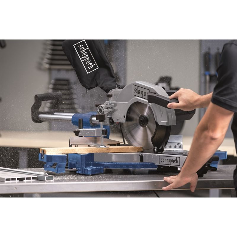 SCHEPPACH HM 110 MP DVOURYCHLOSTNÍ MULTIFUNKČNÍ POKOSOVÁ PILA S POTAHEM A LASEREM - POKOSOVÉ PILY - ELEKTRICKÉ NÁŘADÍ