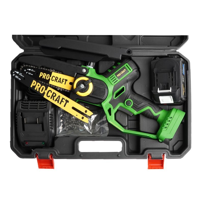 SADA AKU RUČNÍ PILKA PKA32LI A NŮŽKY NA VĚTVE ES28LIBB + NÁSTAVEC EP2.0 | SPKA32LI-ES28LIBB-EP2.0 PROCRAFT - PROŘEZÁVACÍ PILY - ZAHRADA